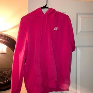 Pink nike hoodie